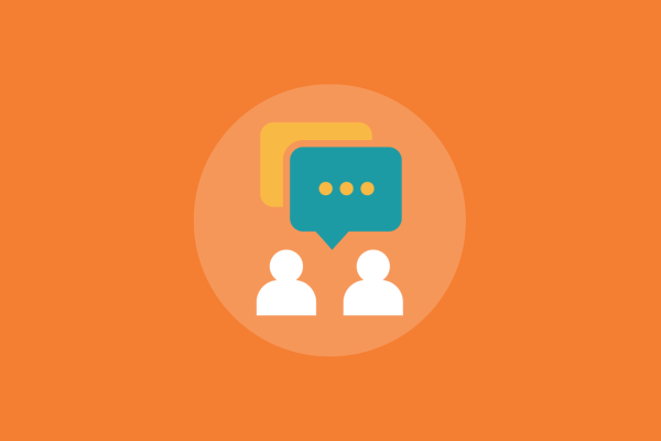 Talk support illustration
